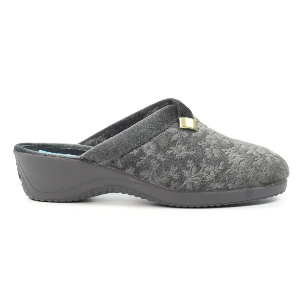 Lunar Shoes Hausschuh | Pantoletten*Amarettograuer Mule-Slipper
