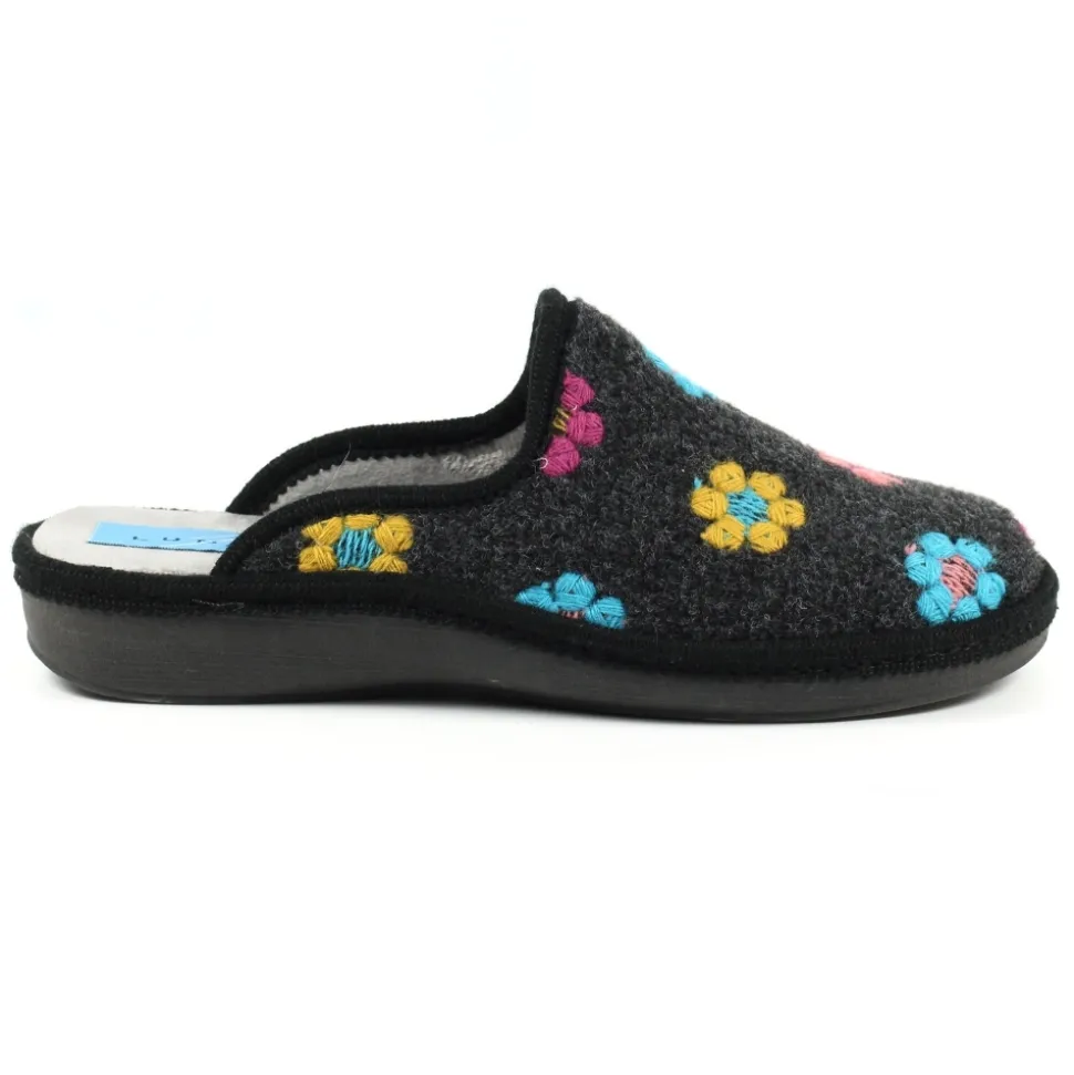 Lunar Shoes Hausschuh | Pantoletten*Anther – Schwarze Pantoletten