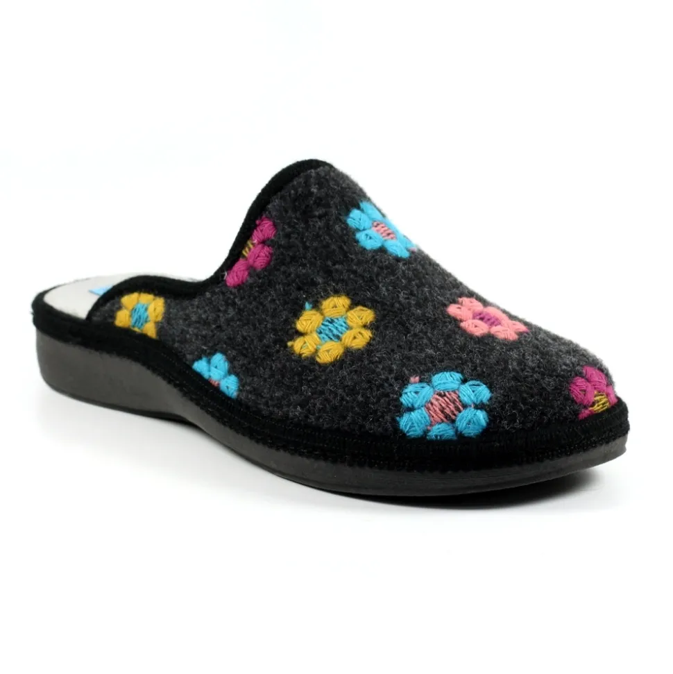 Lunar Shoes Hausschuh | Pantoletten*Anther – Schwarze Pantoletten