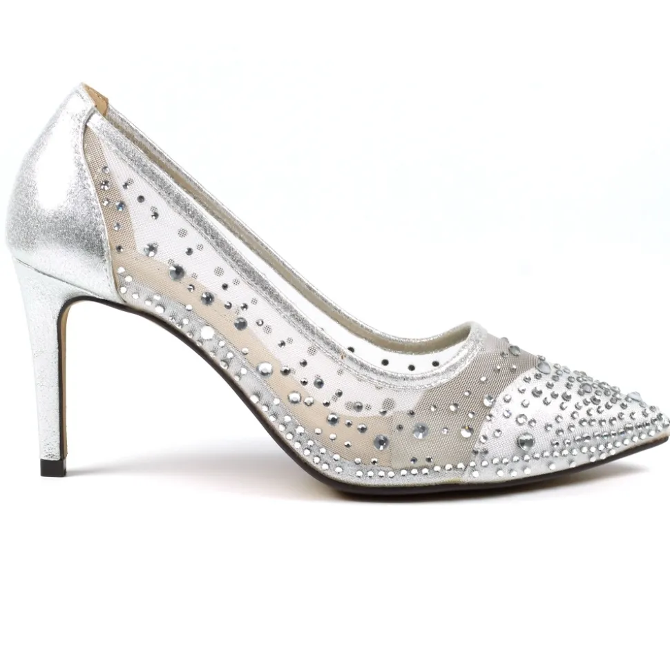 Lunar Shoes Schuhe Und Dazu Passende Taschen | Pumps*Argo Silber Mesh Court