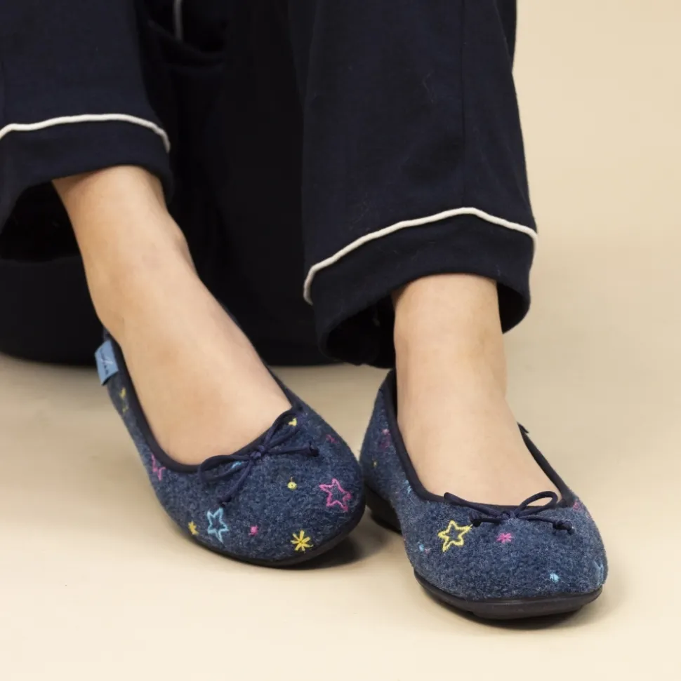 Lunar Shoes Pantoffel*Beerenblauer Pump-Slipper