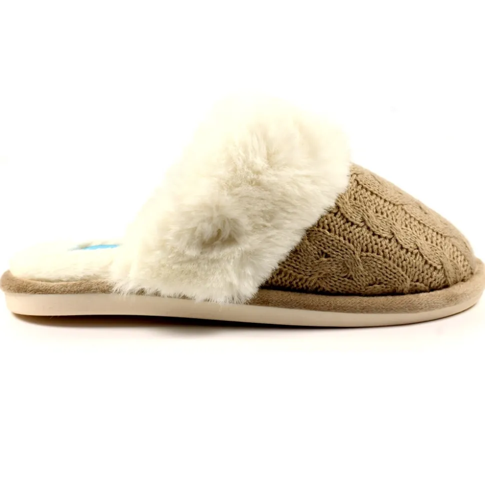 Lunar Shoes Hausschuhe In Geschenkbox | Hausschuh*Beige Pantoffel Nika