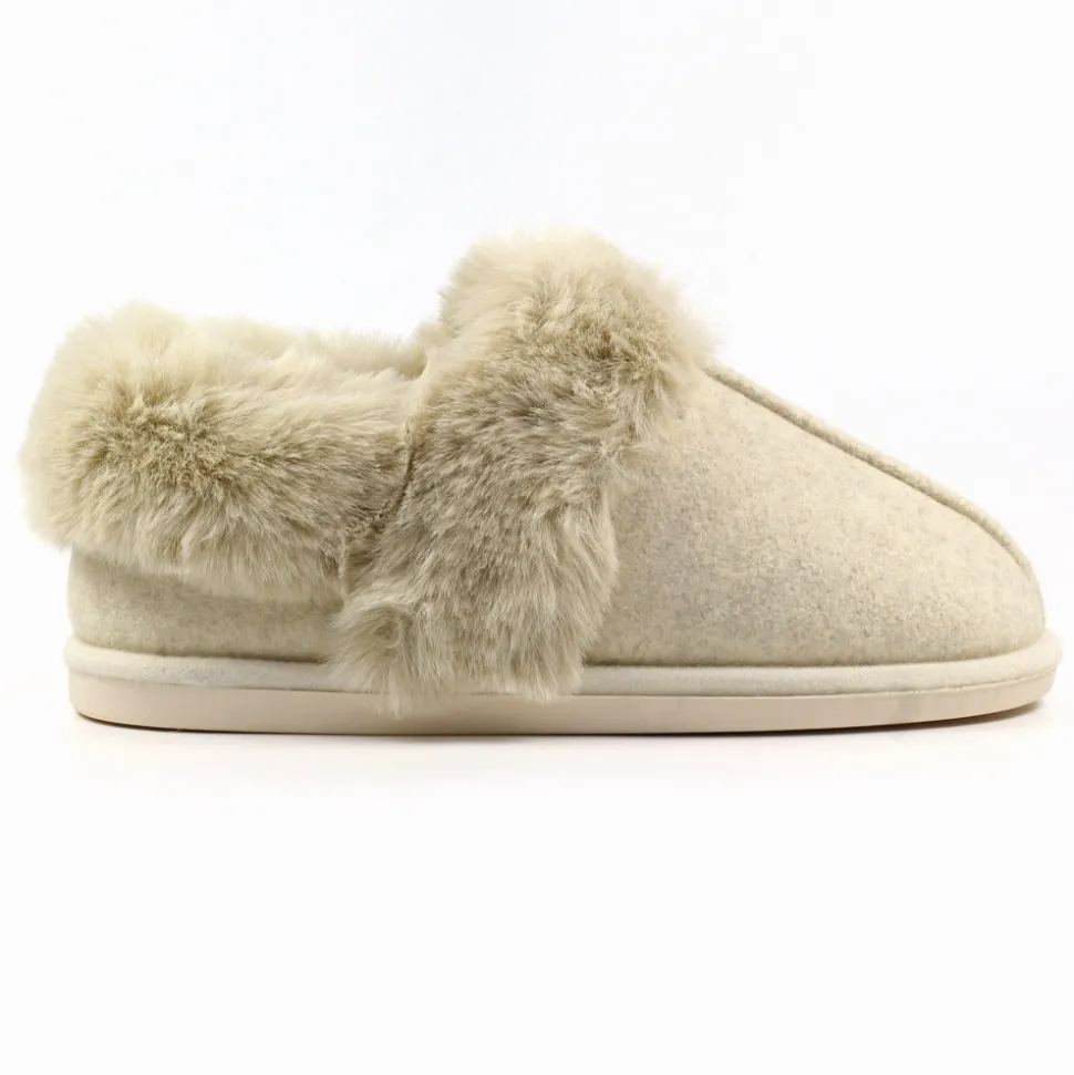 Lunar Shoes Hausschuhe In Geschenkbox | Stiefel*Beige Slipper Ember II