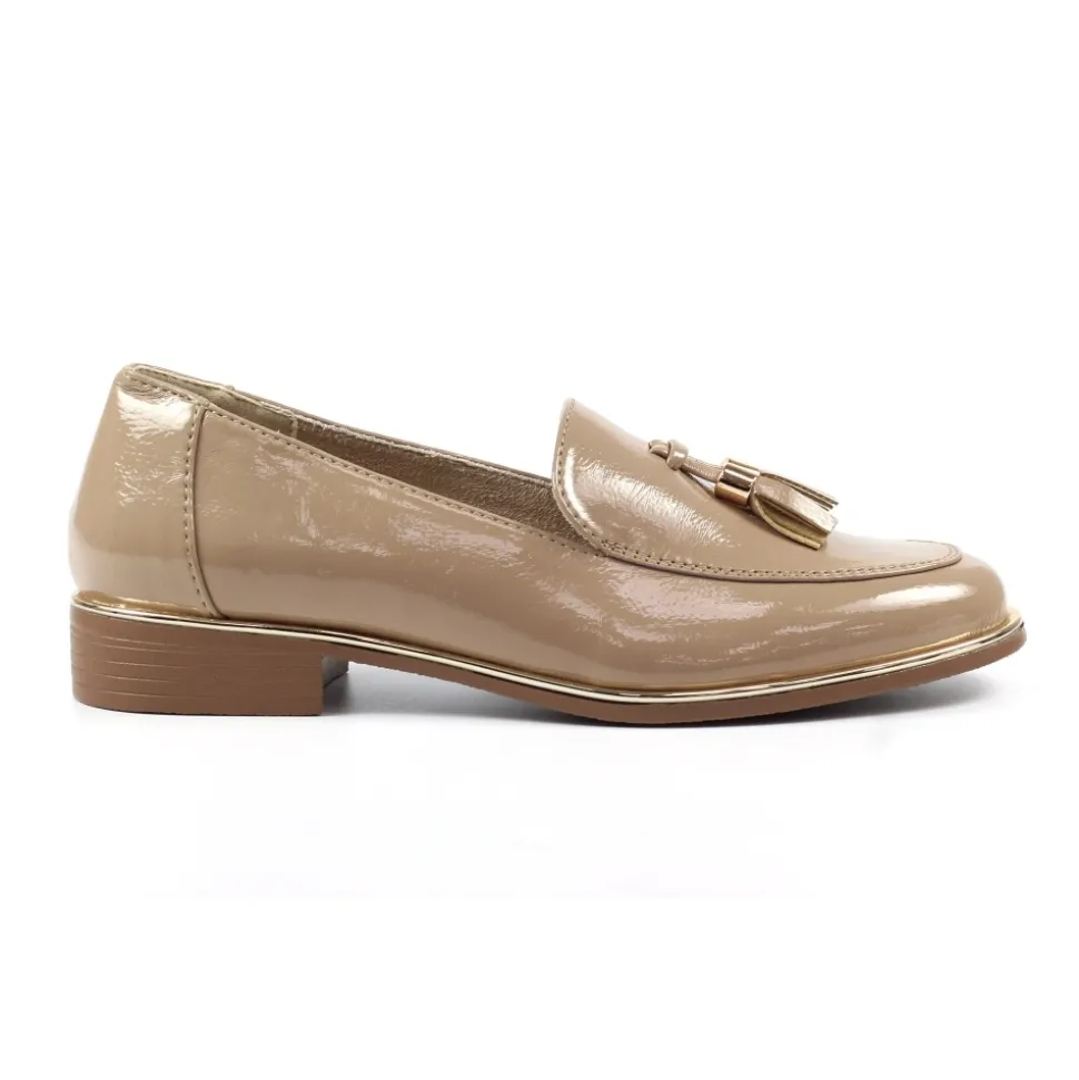 Lunar Shoes Collegeschuhe | Halbschuhe*Blaker Beige Schuh