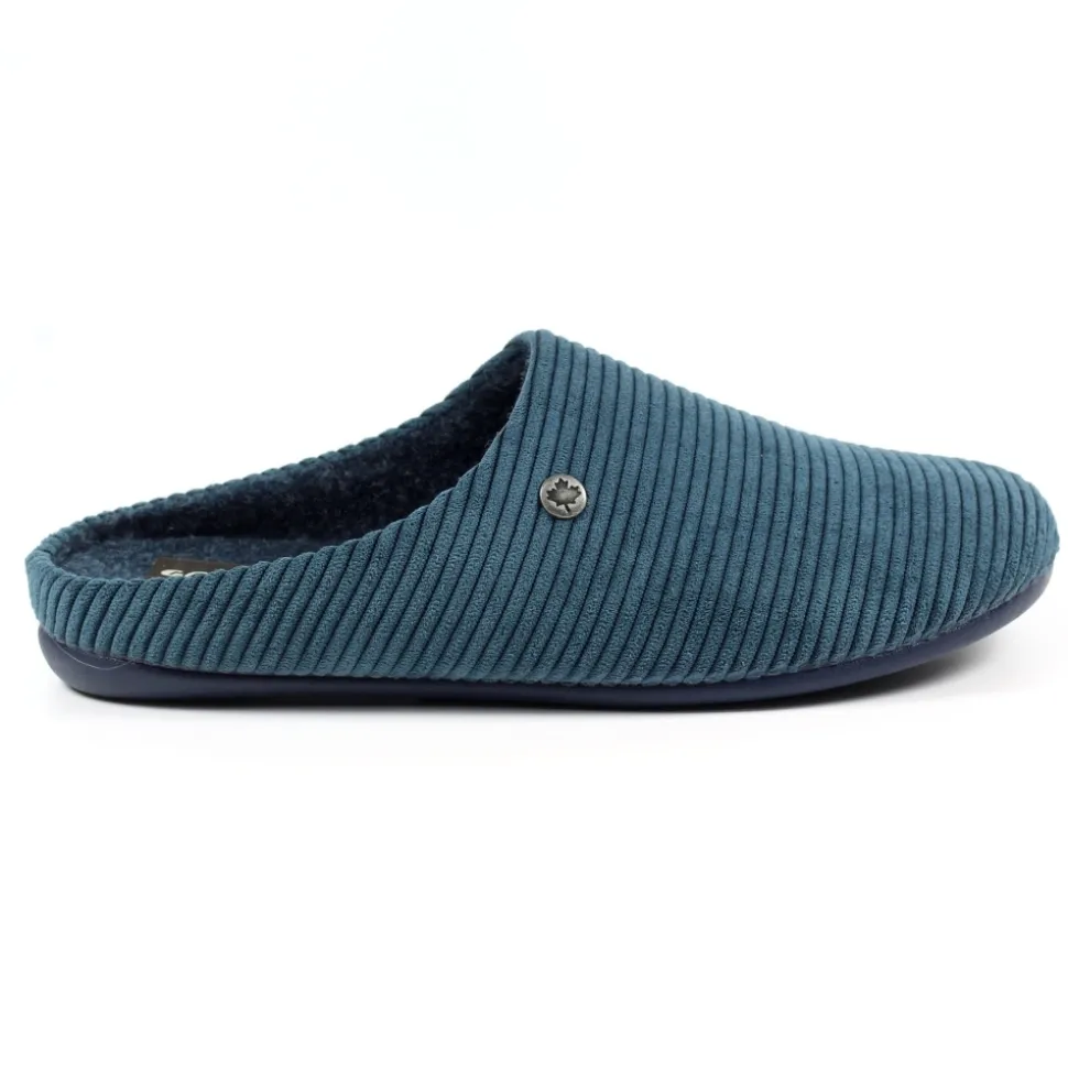Herren Lunar Shoes Herren Hausschuhe*Blauer Marlow-Slipper