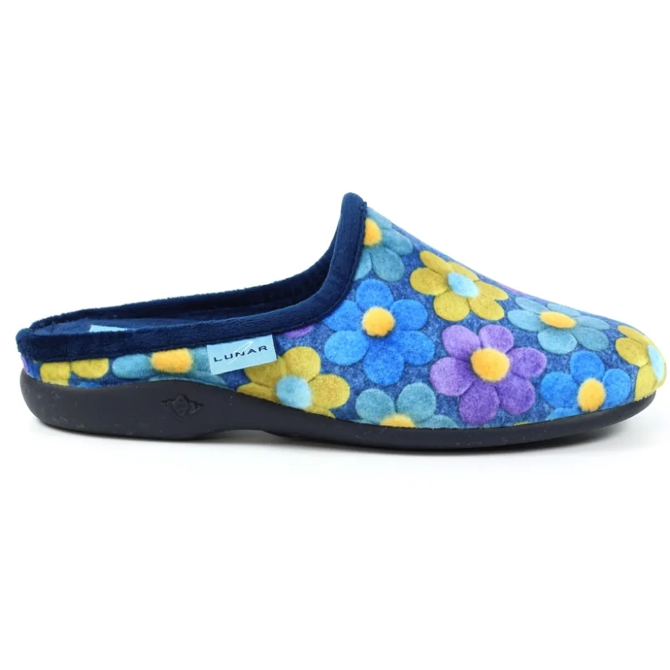 Lunar Shoes Hausschuh | Pantoletten*Cameo-blauer Pantoffel