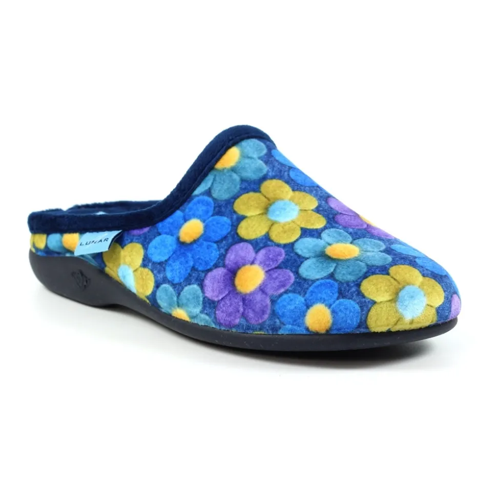 Lunar Shoes Hausschuh | Pantoletten*Cameo-blauer Pantoffel