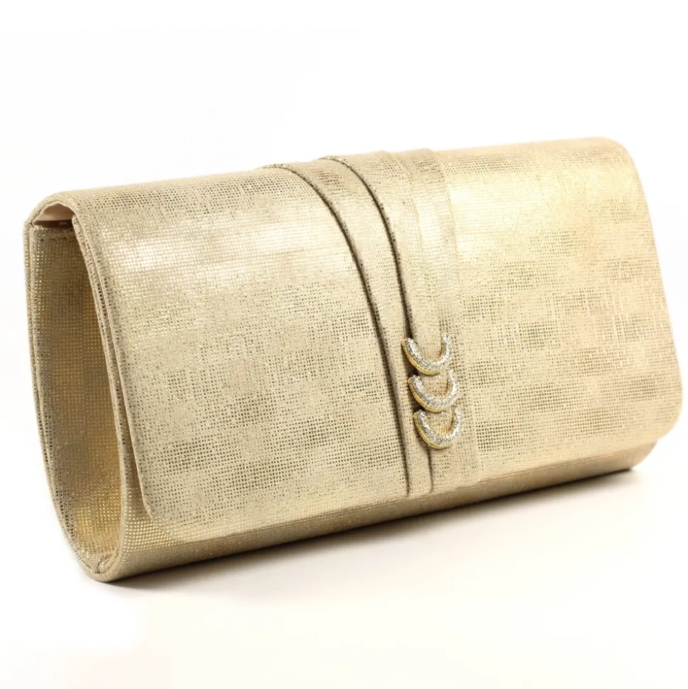Lunar Shoes Schuhe Und Dazu Passende Taschen | Clutch*Clutch „Lyla“ Aus Goldenem Satin
