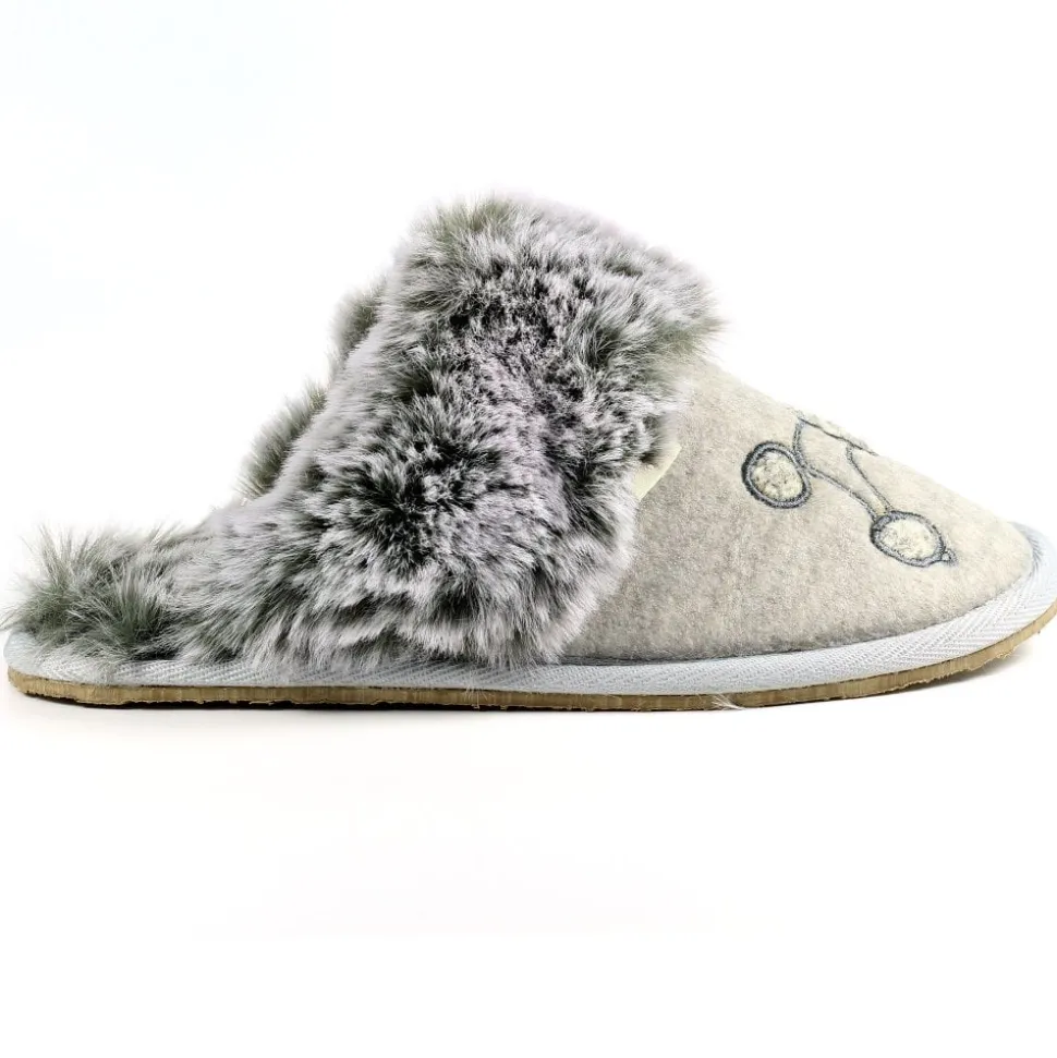 Damen Lunar Shoes Hausschuhe Für Damen | Pantoletten*Coco Silber