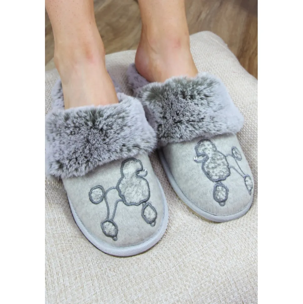 Damen Lunar Shoes Hausschuhe Für Damen | Pantoletten*Coco Silber