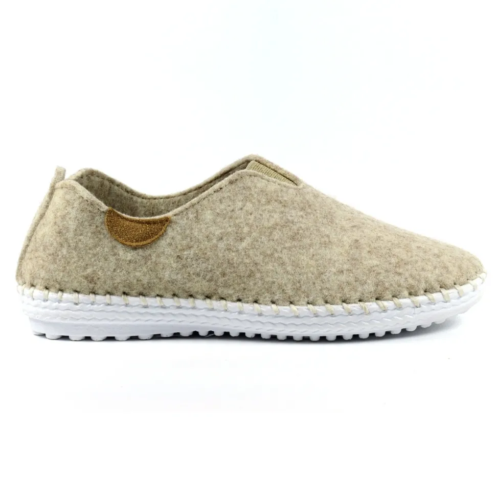 Lunar Shoes Hausschuh*Colette Beige Ganzschuh