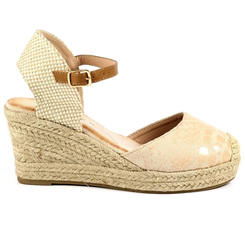 Lunar Shoes Keilabsätze*Craster Beige Keilabsatz