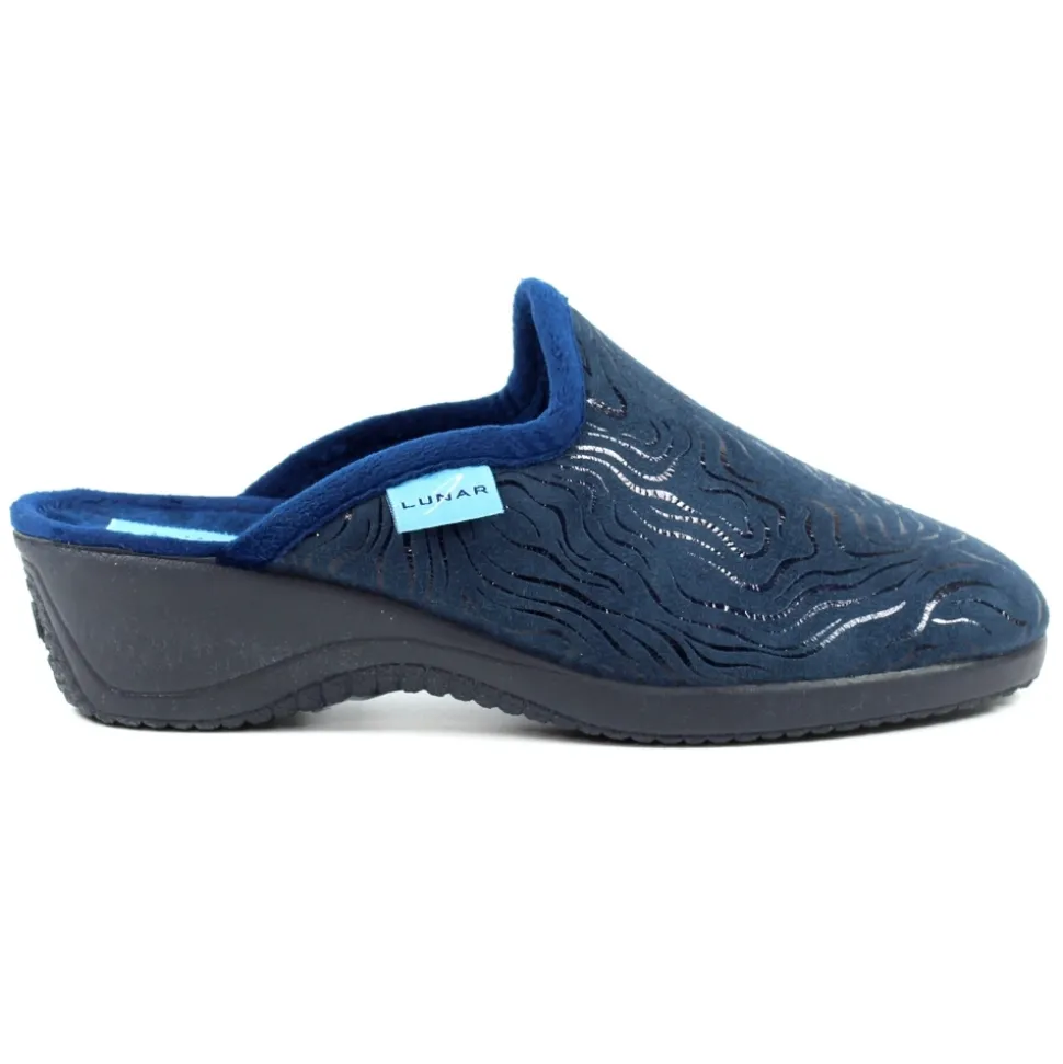 Lunar Shoes Pantoletten*Darlene-Marine-Slipper