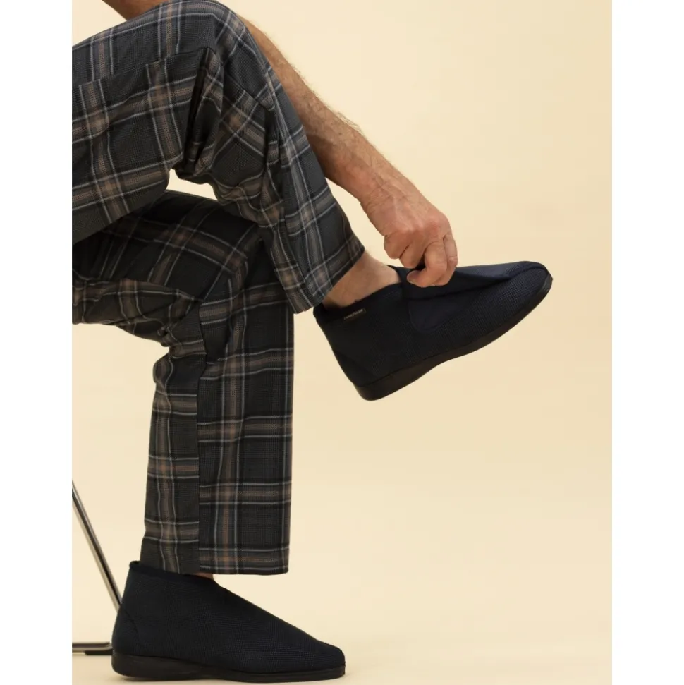 Herren Lunar Shoes Herren Hausschuhe*Drake Blue Bootee Slipper
