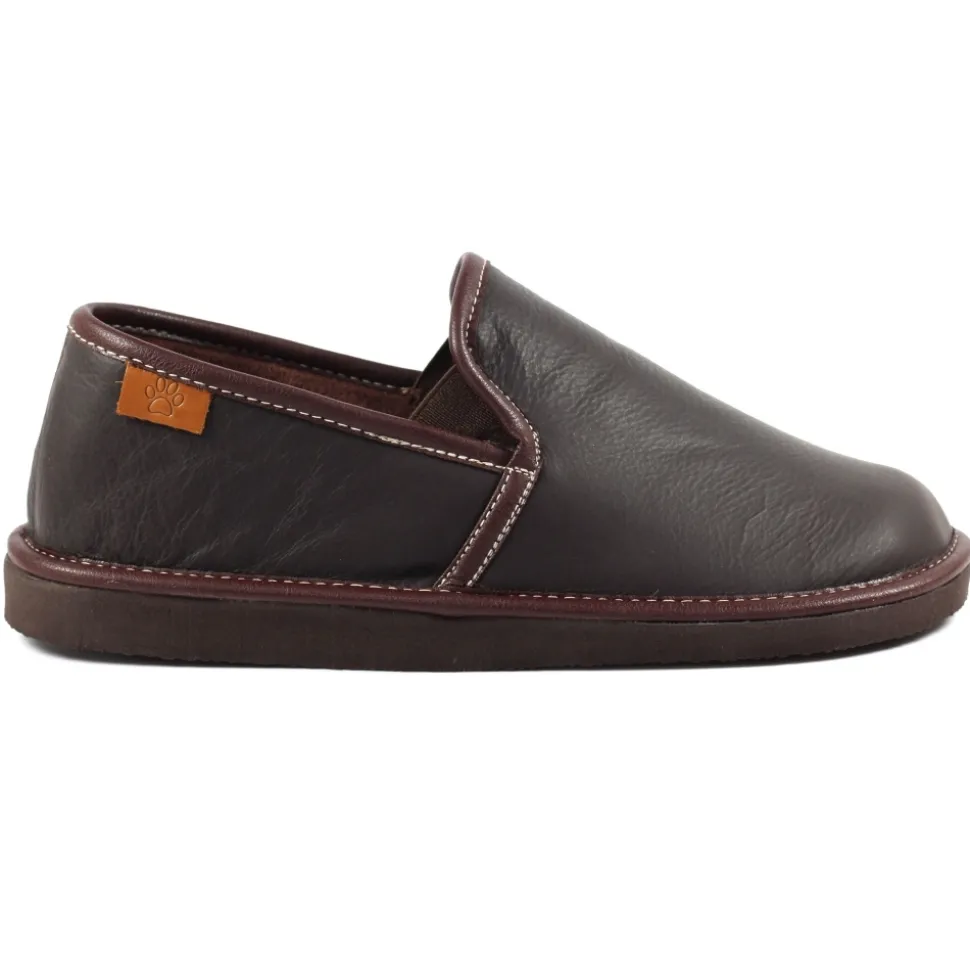 Herren Lunar Shoes Herren Hausschuhe*Duke Brown Slipper