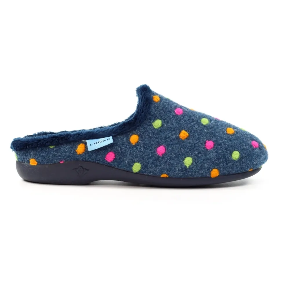 Lunar Shoes Hausschuh | Pantoletten*Erdnussblauer Mule-Slipper