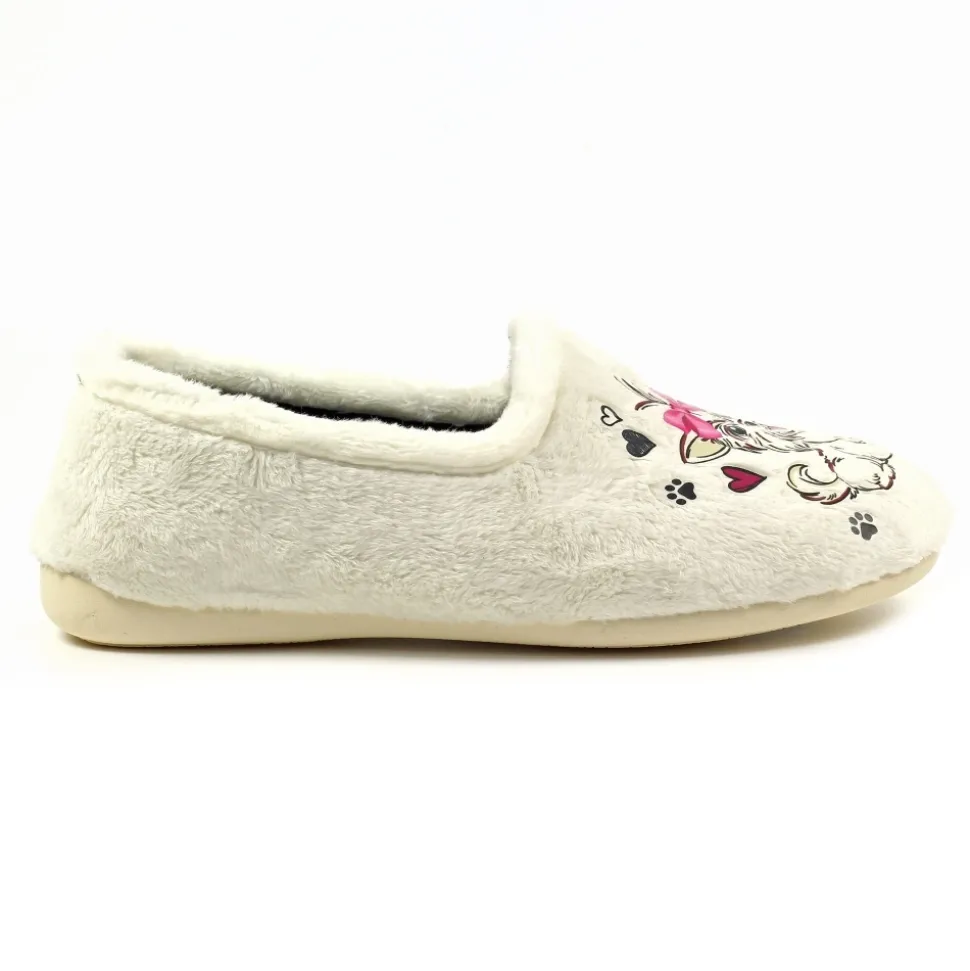 Damen Lunar Shoes Hausschuhe Für Damen | Pantoffel*Escape Weißer Slipper