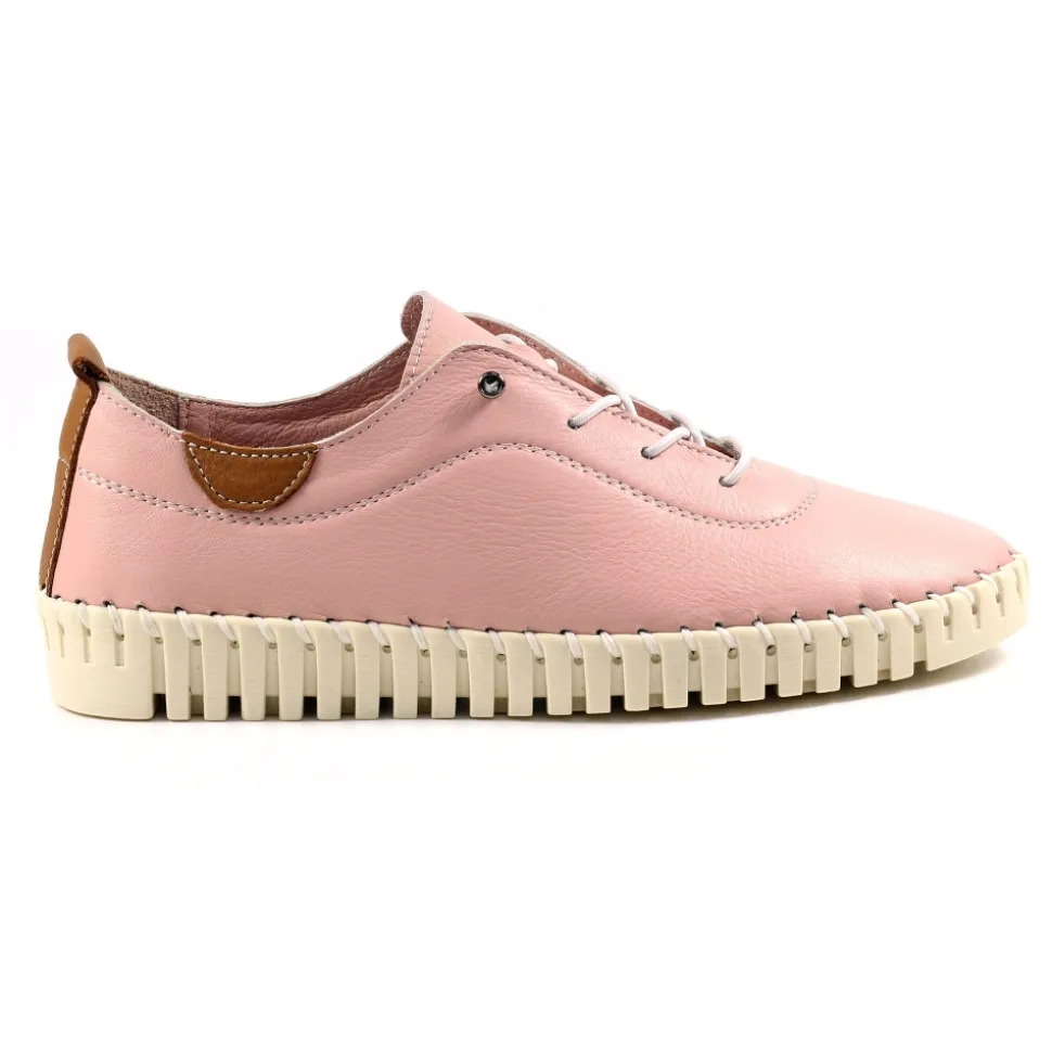 Lunar Shoes Sportschuhe | Flache Schuhe*Flamborough Hellrosa Lederschuh