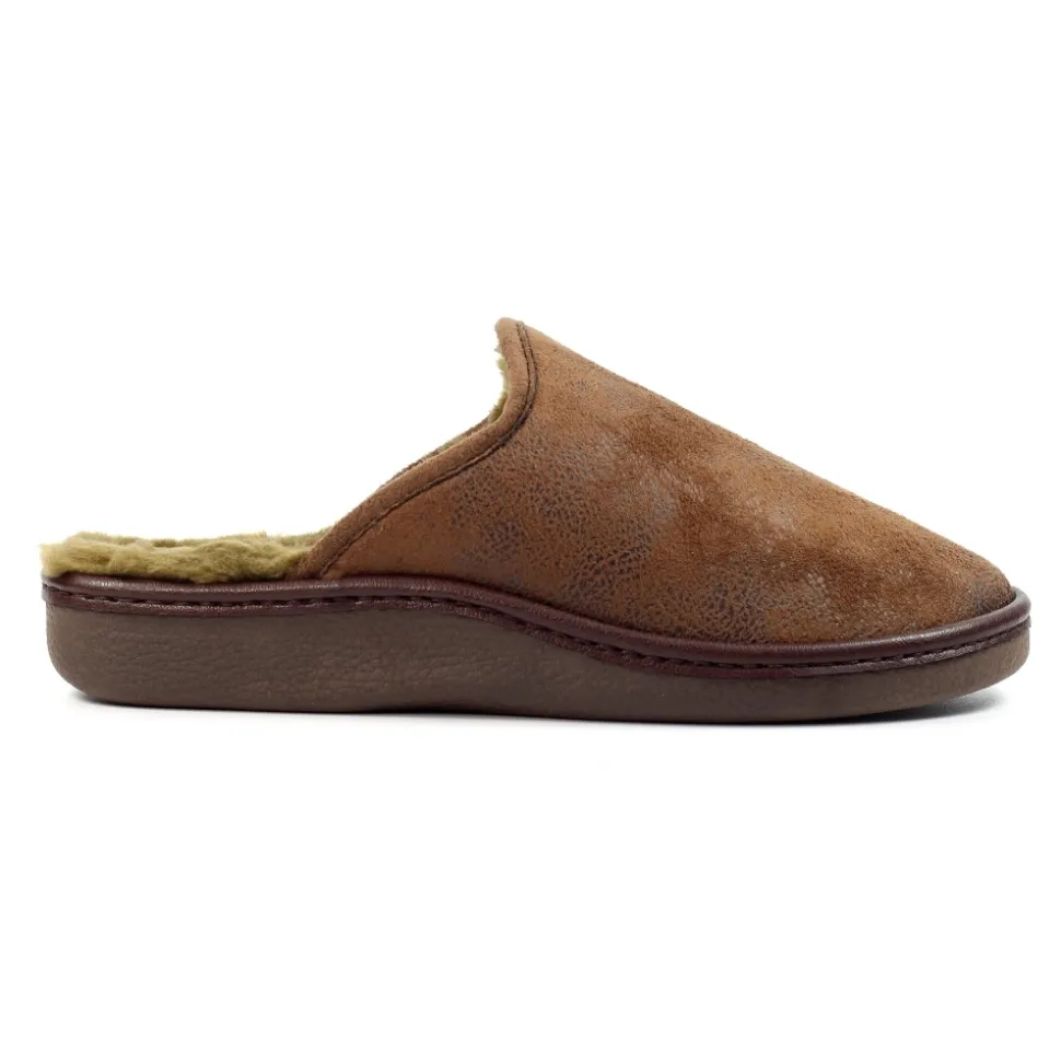 Damen Lunar Shoes Hausschuhe Für Damen | Herren Hausschuhe*Glen II brauner Slipper