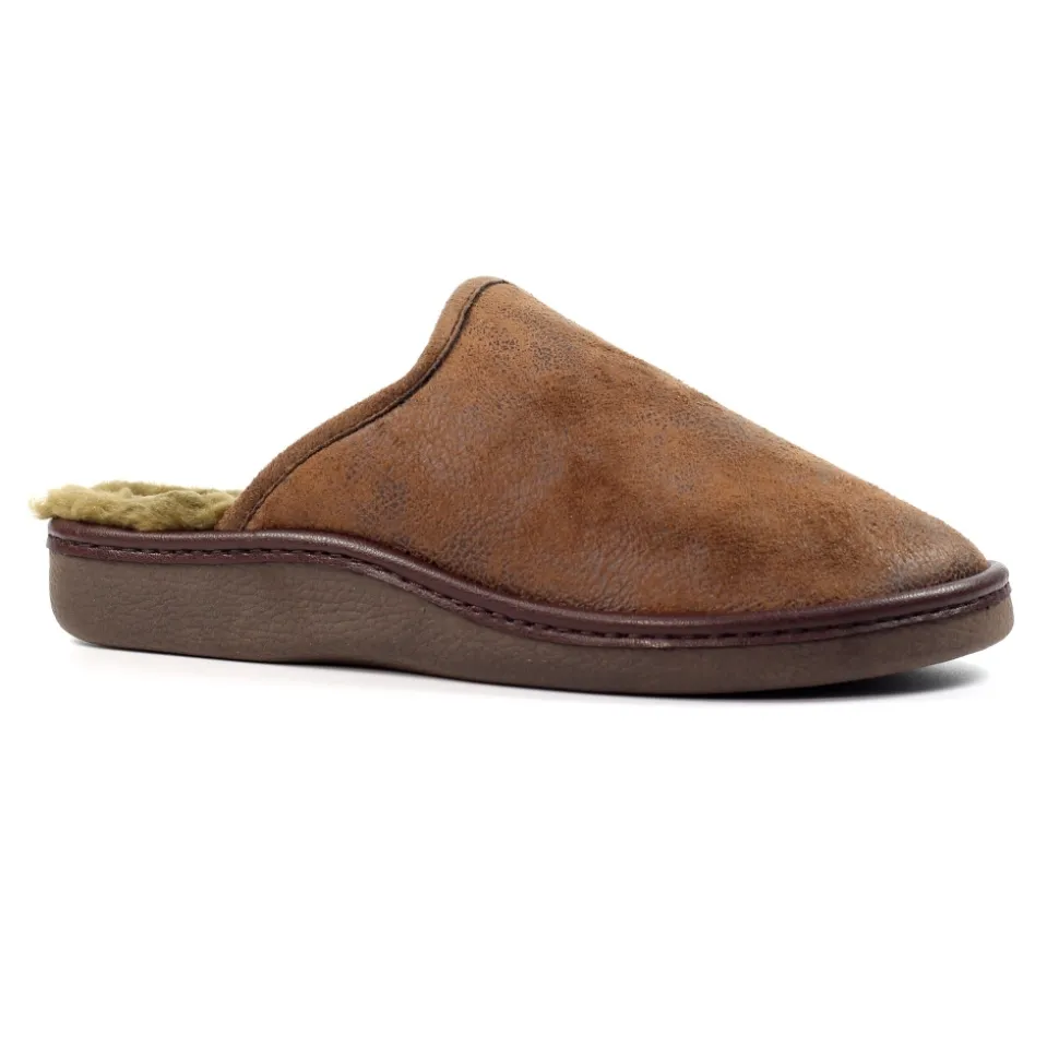 Damen Lunar Shoes Hausschuhe Für Damen | Herren Hausschuhe*Glen II brauner Slipper