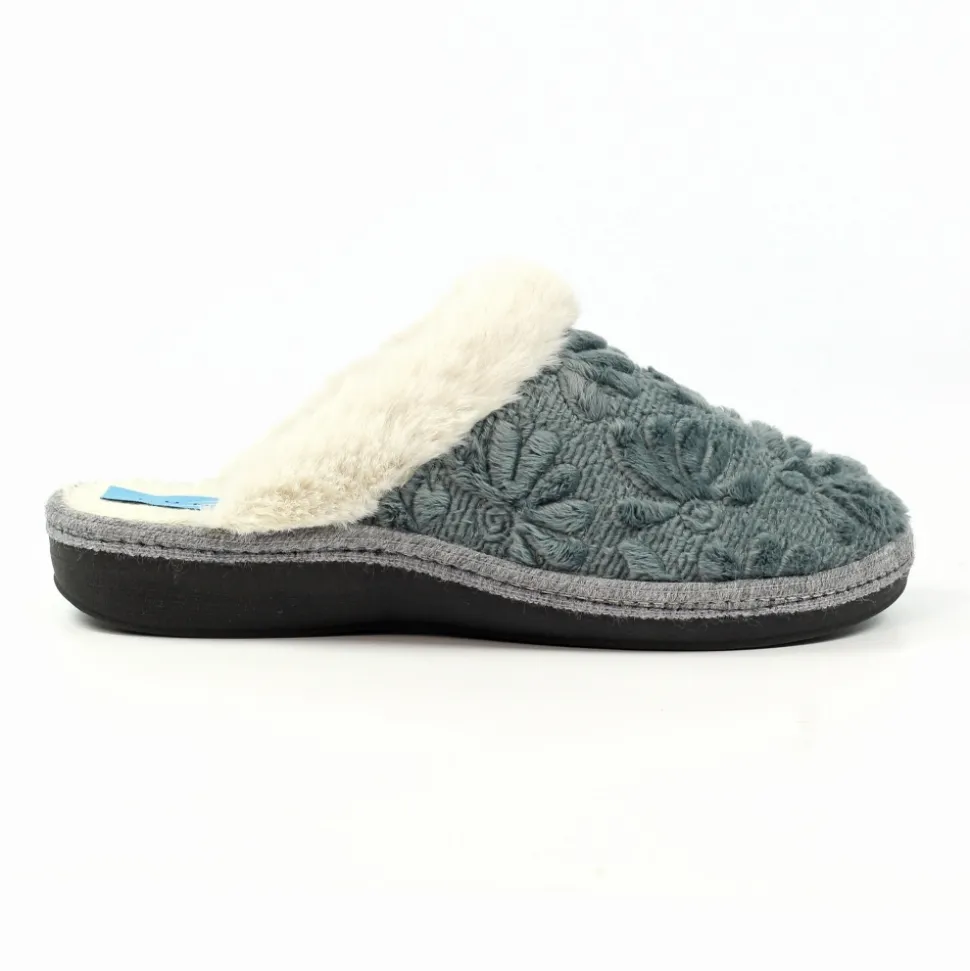 Lunar Shoes Hausschuh | Pantoletten*Graue Pantoletten „Wilder“