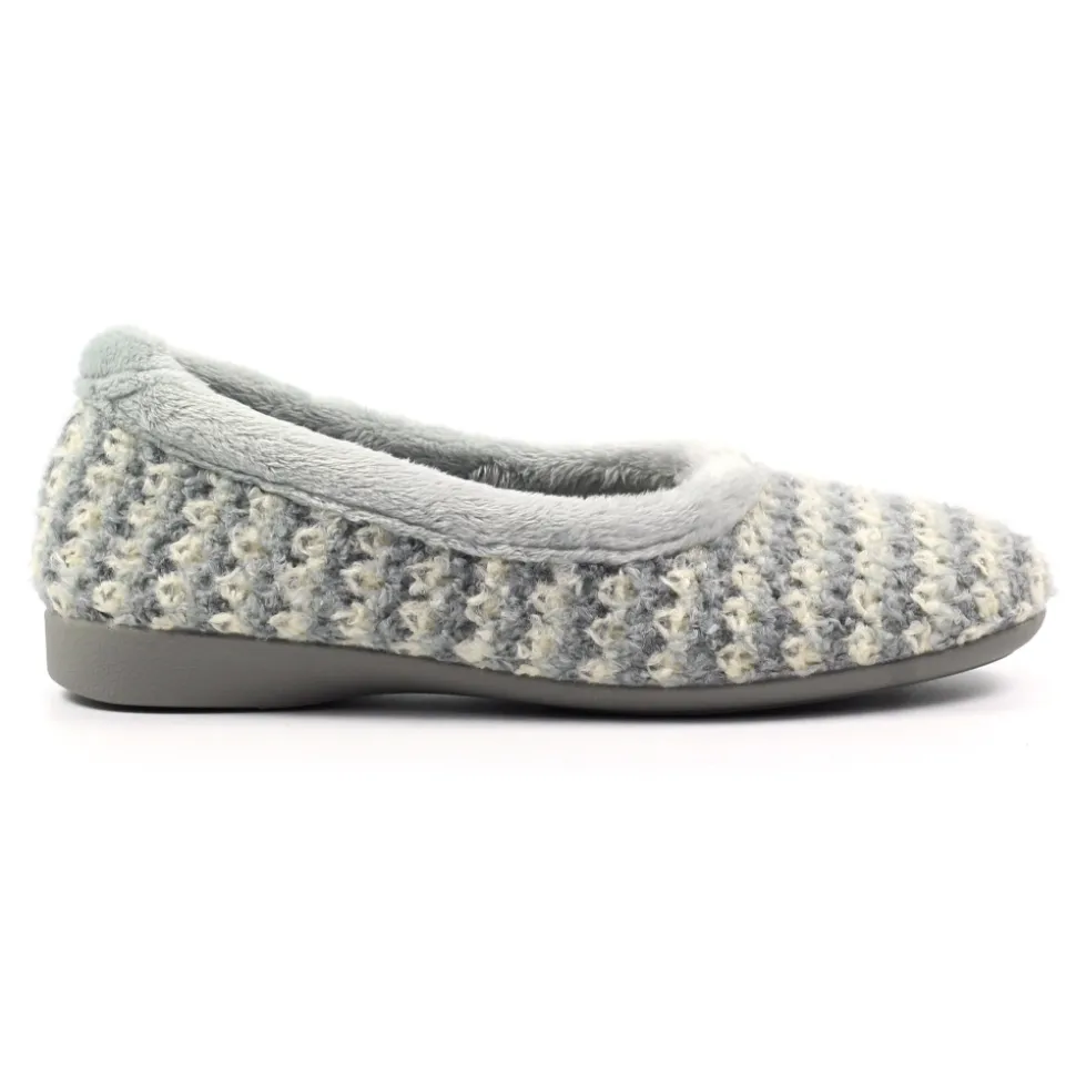 Lunar Shoes Pantoffel | Hausschuh*Grauer Pantoffel „Cambria“