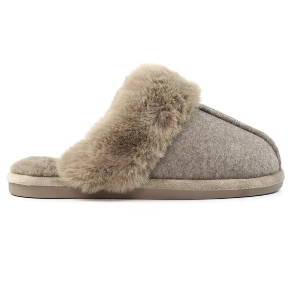 Lunar Shoes Hausschuhe In Geschenkbox | Hausschuh*Hausschuhe Carol In Taupe