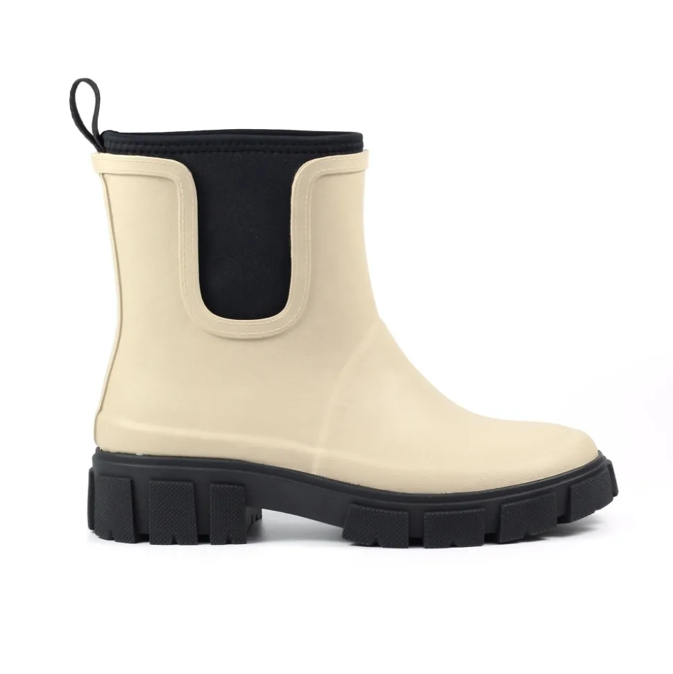 Lunar Shoes Stiefel | Gummistiefel*Lake Cream Knöchel-Gummistiefel