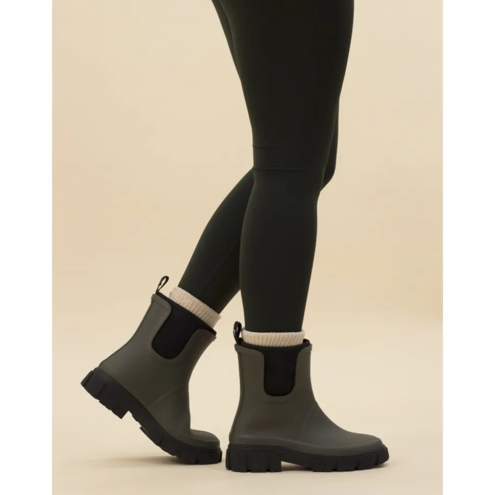 Lunar Shoes Stiefel | Gummistiefel*Lake Olive Knöchel-Gummistiefel