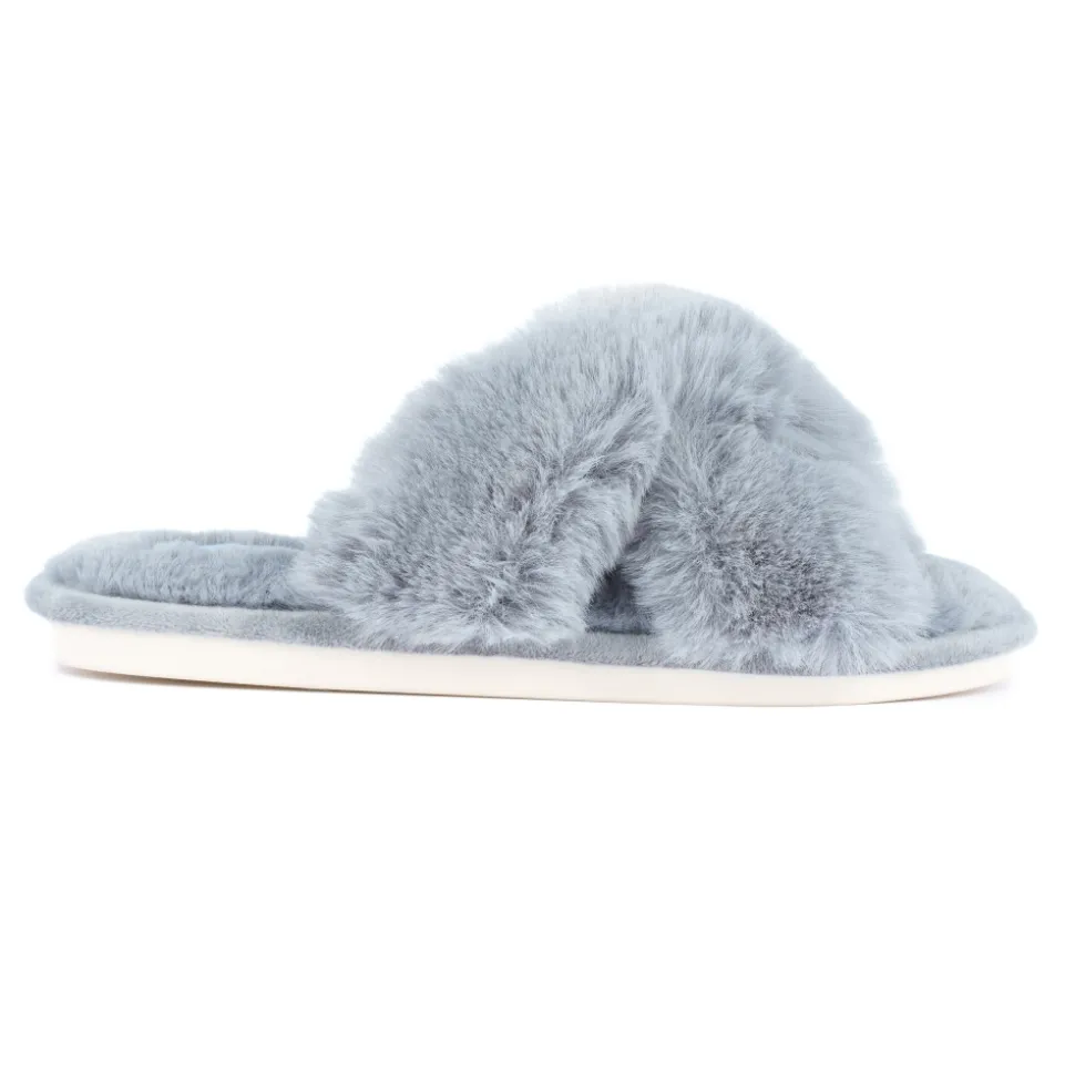 Lunar Shoes Hausschuh*Leticia Dunkelgrauer Crossover-Slipper