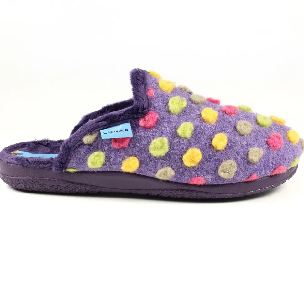 Lunar Shoes Pantoletten*Lila Pantoffeln Von Montreal