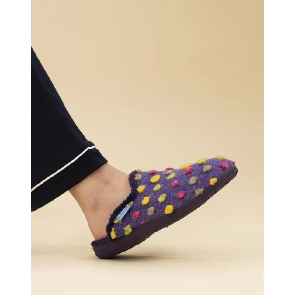 Lunar Shoes Pantoletten*Lila Pantoffeln Von Montreal
