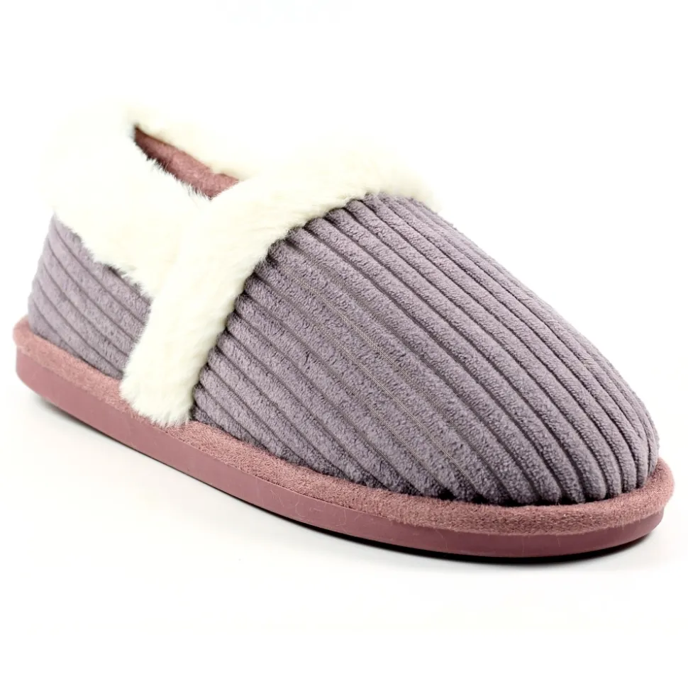 Lunar Shoes Hausschuhe In Geschenkbox | Pantoffel*Lila Slipper „Fara“