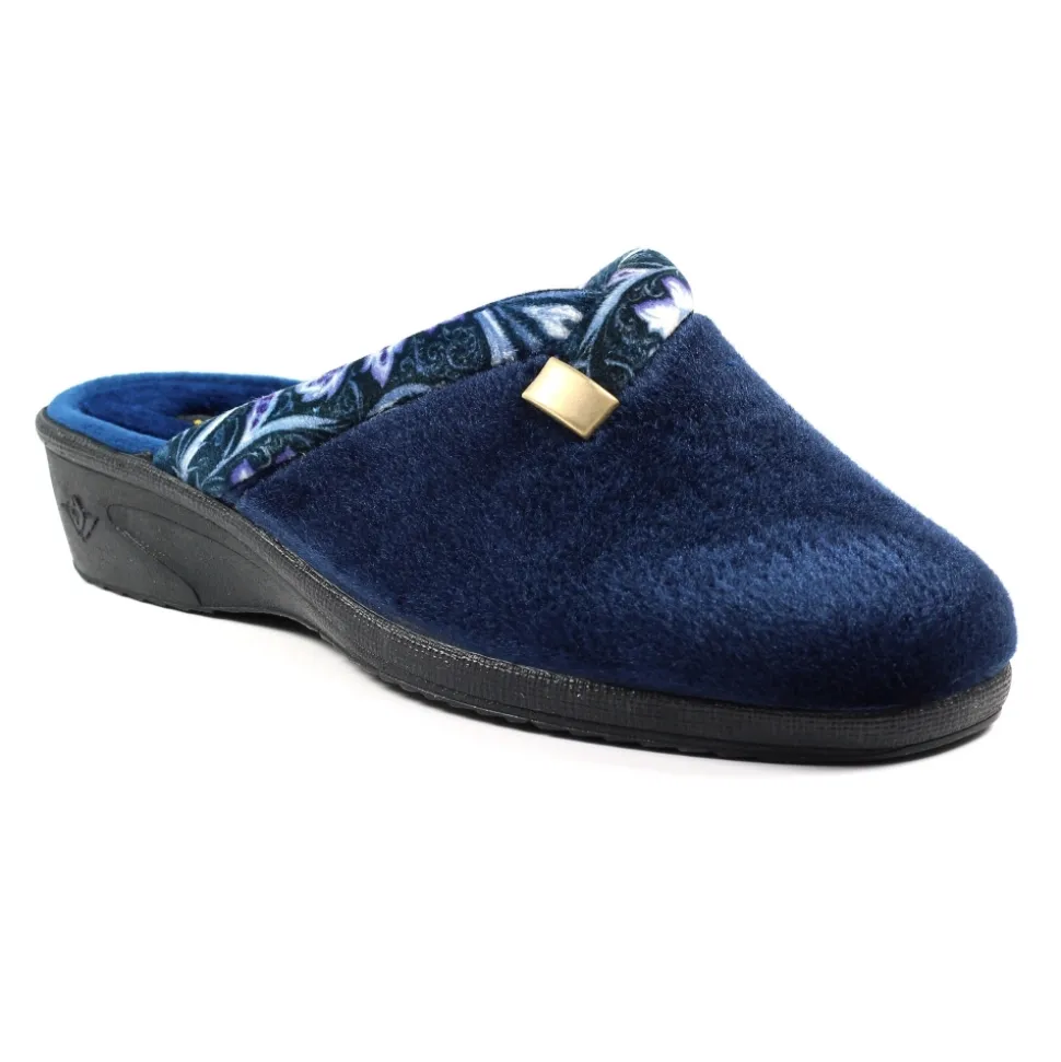 Lunar Shoes Hausschuh | Pantoletten*LLB Alexandra Navy Slipper