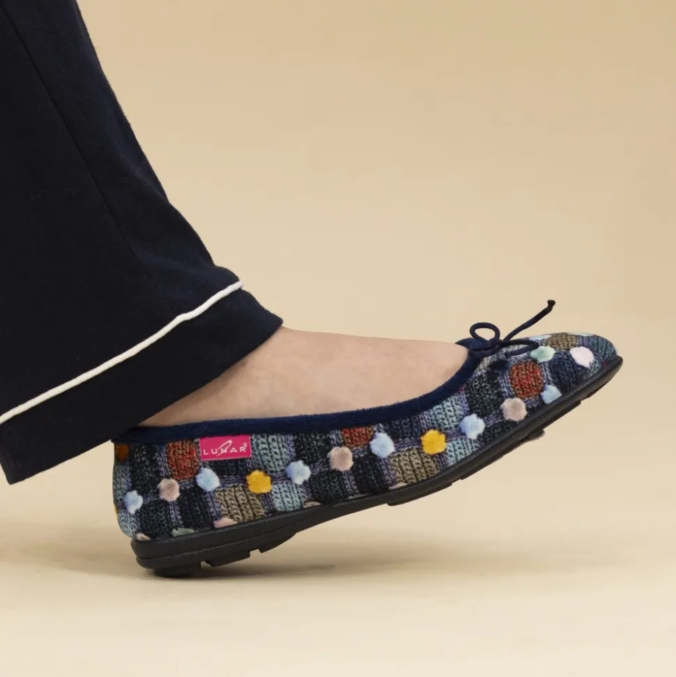 Lunar Shoes Pantoffel | Hausschuh*Magischer Blauer Pump-Slipper