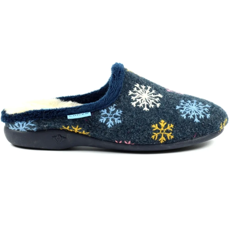 Lunar Shoes Hausschuh | Pantoletten*Marineblaue Pantoletten Von Juniper