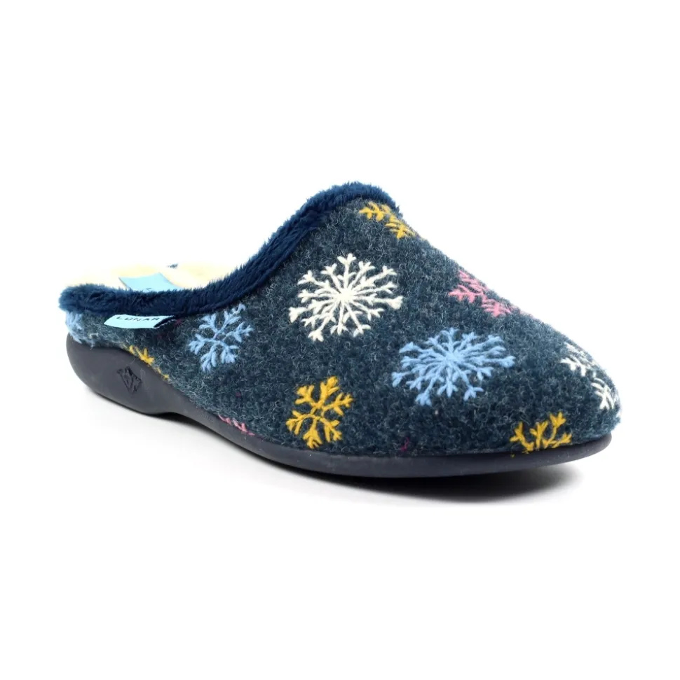 Lunar Shoes Hausschuh | Pantoletten*Marineblaue Pantoletten Von Juniper