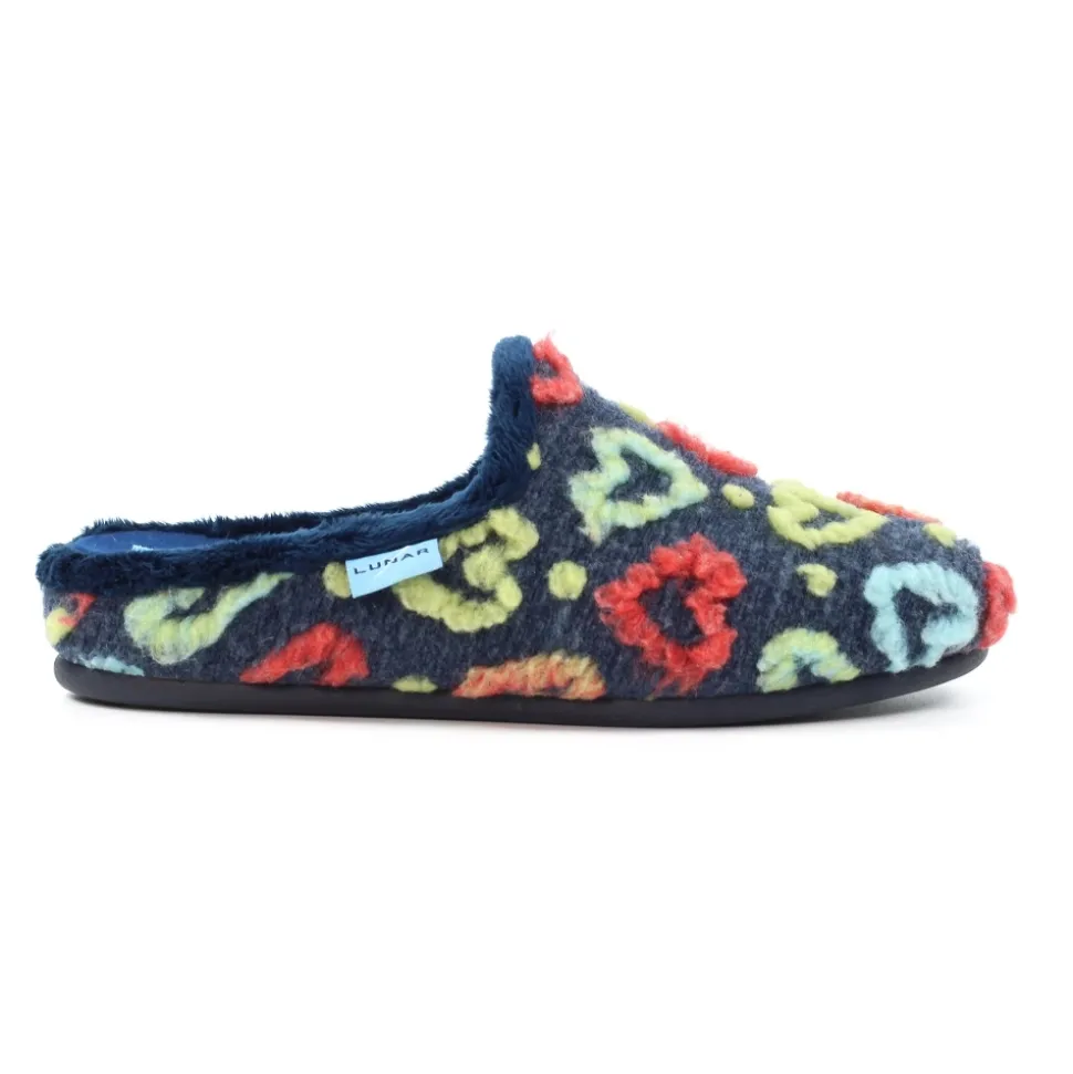 Lunar Shoes Hausschuh | Pantoletten*Marineblauer Mule-Slipper von Valentine