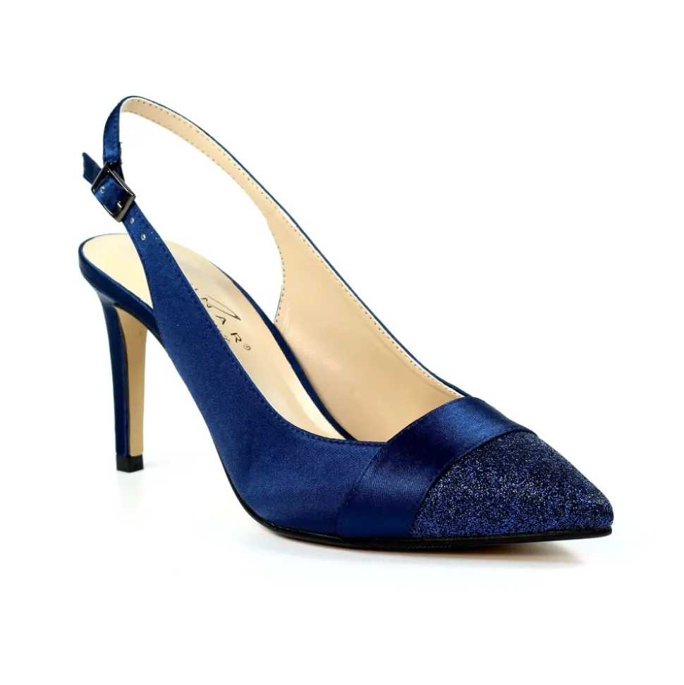 Lunar Shoes Schuhe Und Dazu Passende Taschen | Pumps*Marineblauer Slingback-Pumps von Rowena