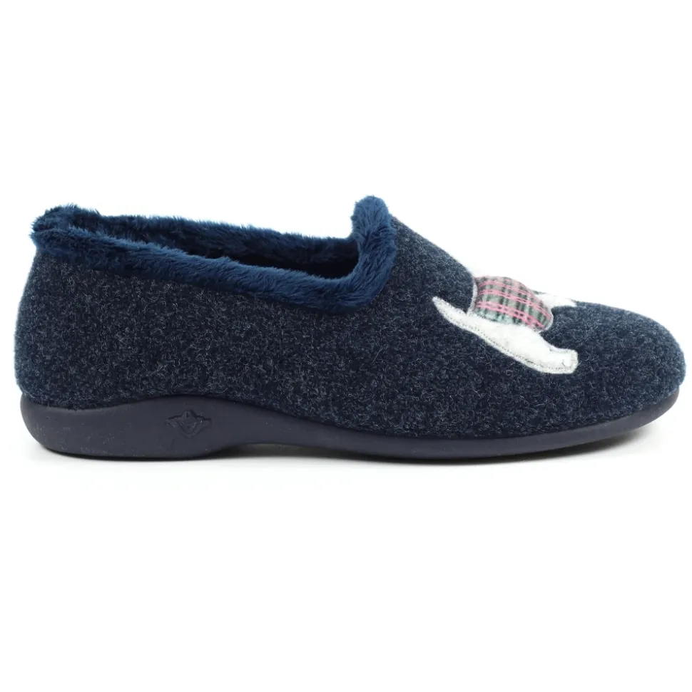 Damen Lunar Shoes Hausschuhe Für Damen | Hausschuh*Monique Scottie Slipper Blau