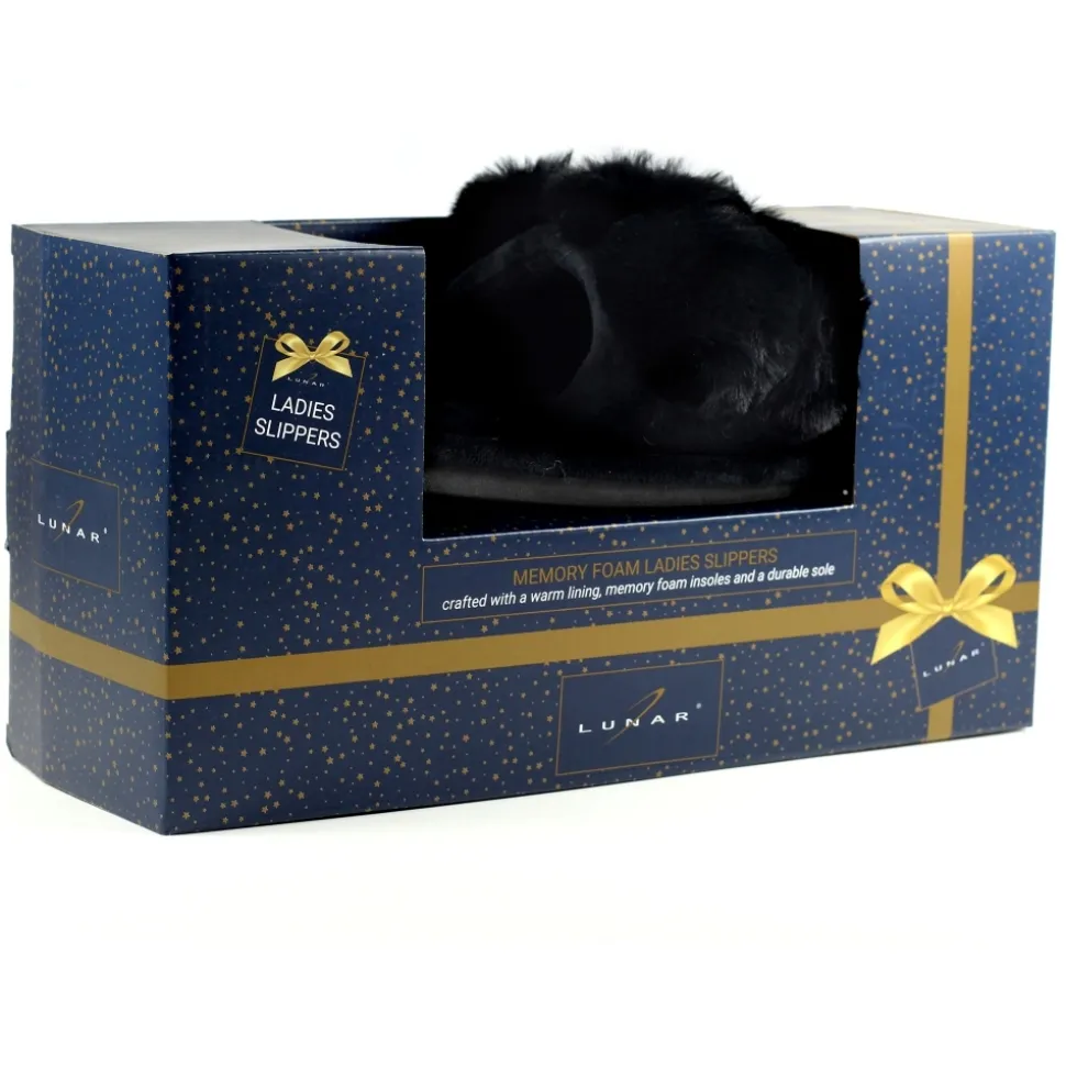 Lunar Shoes Hausschuh | Pantoletten*Octavia-Pom-Pom-Hausschuh