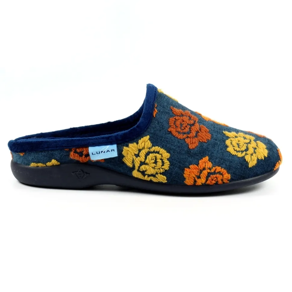 Lunar Shoes Hausschuh | Pantoletten*Pantoletten In Empire-Blau