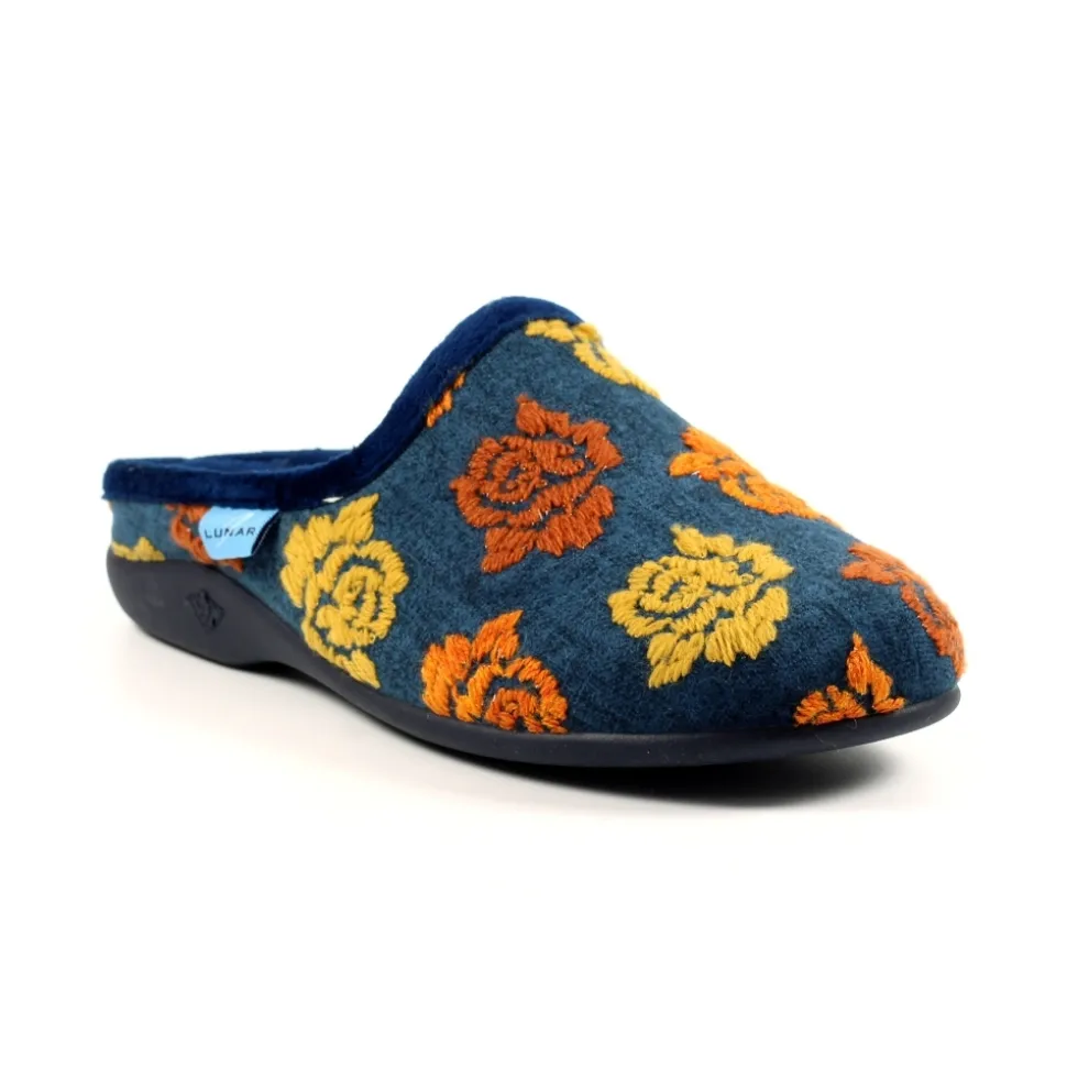 Lunar Shoes Hausschuh | Pantoletten*Pantoletten In Empire-Blau