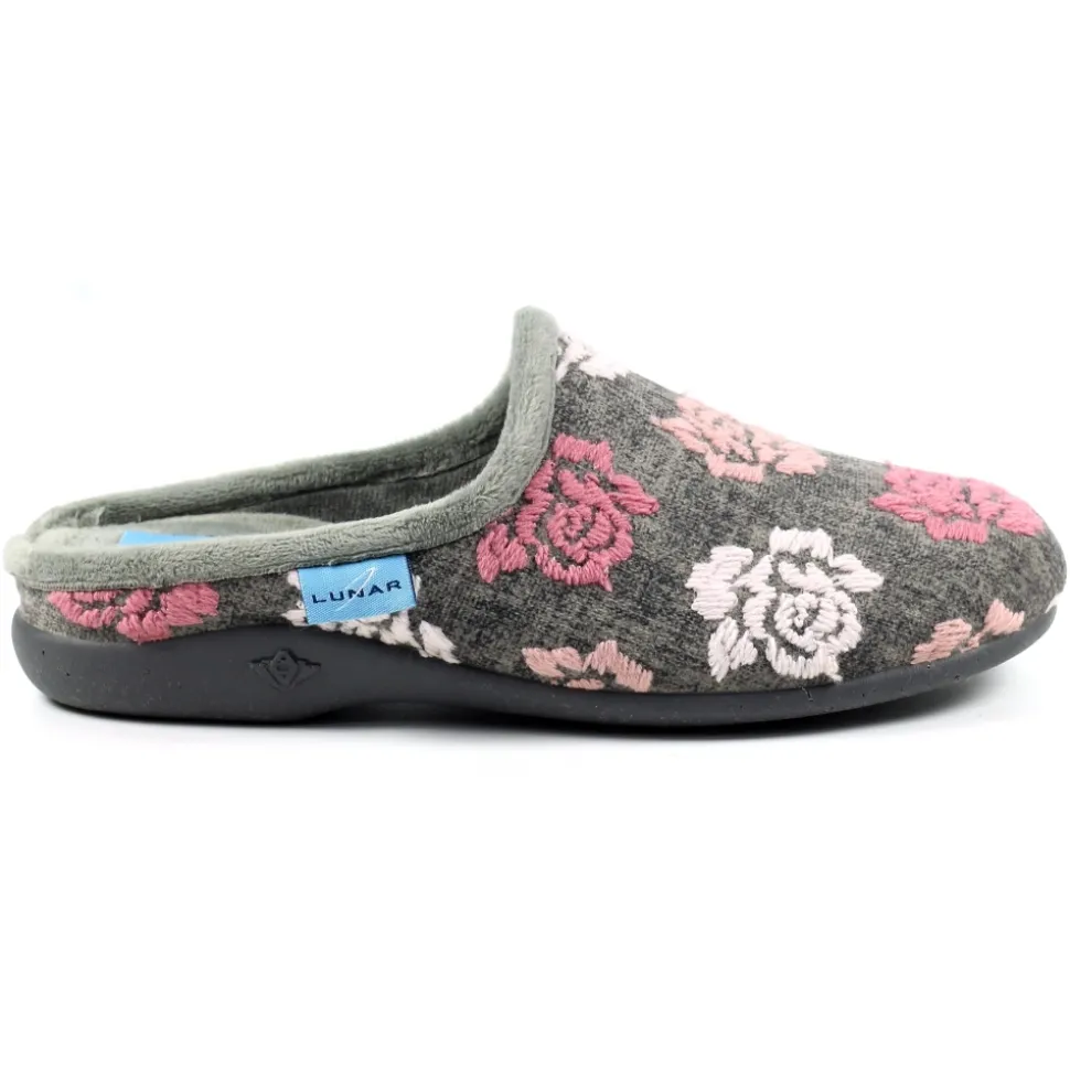 Lunar Shoes Hausschuh | Pantoletten*Pantoletten In Empire-Grau