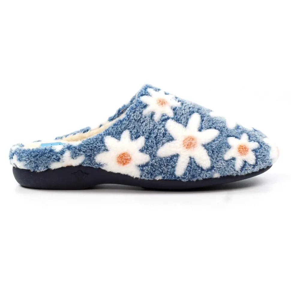 Lunar Shoes Hausschuh | Pantoletten*Plumeriablauer Pantoffel
