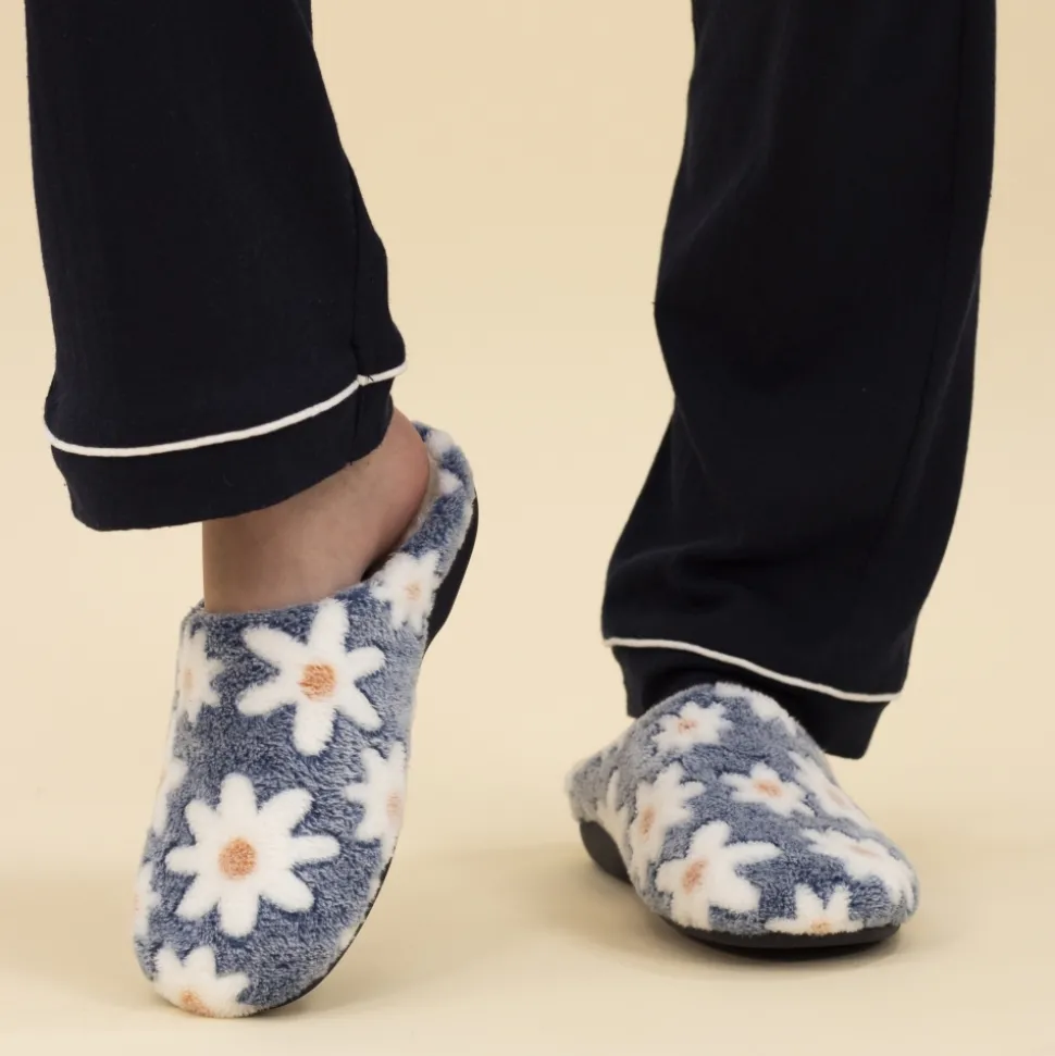 Lunar Shoes Hausschuh | Pantoletten*Plumeriablauer Pantoffel