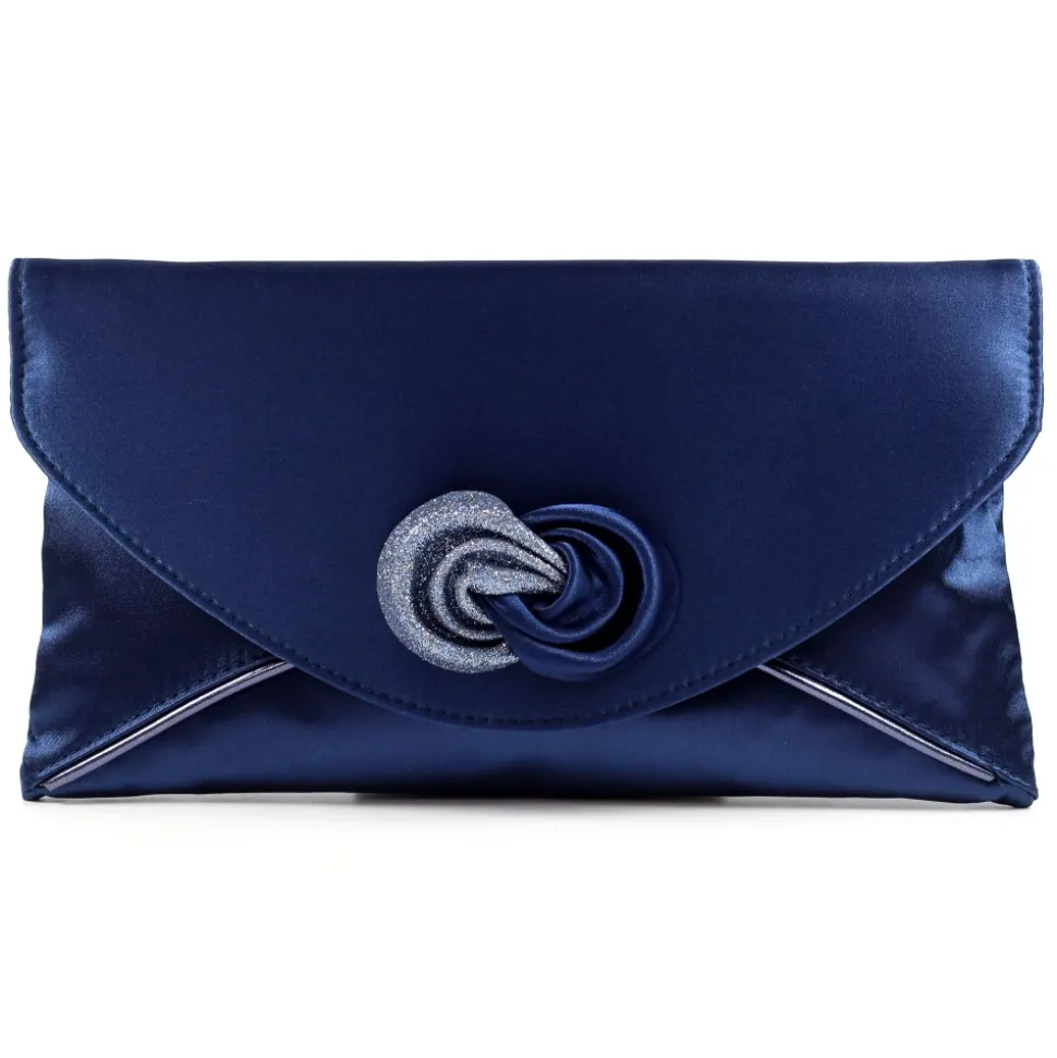 Lunar Shoes Schuhe Und Dazu Passende Taschen | Clutch*Ripley, Blaue Satintasche