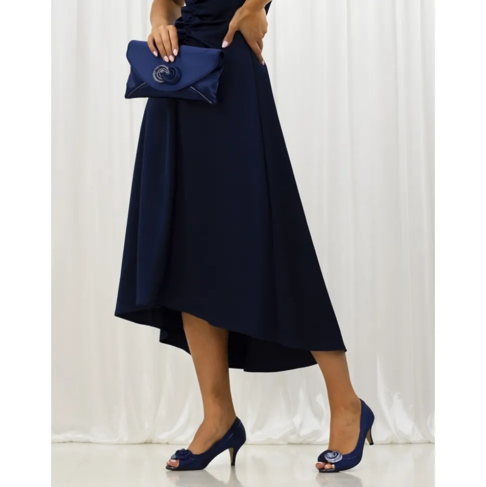 Lunar Shoes Schuhe Und Dazu Passende Taschen | Clutch*Ripley, Blaue Satintasche