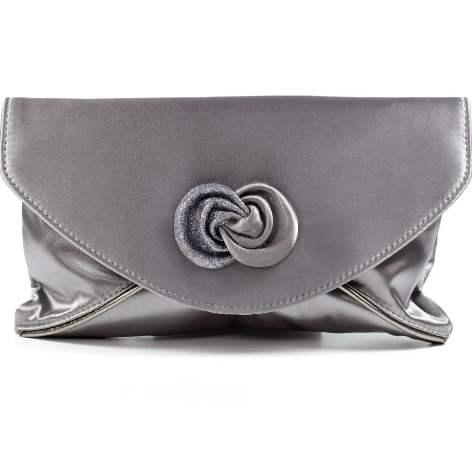 Lunar Shoes Schuhe Und Dazu Passende Taschen | Clutch*Ripley, Graue Satintasche