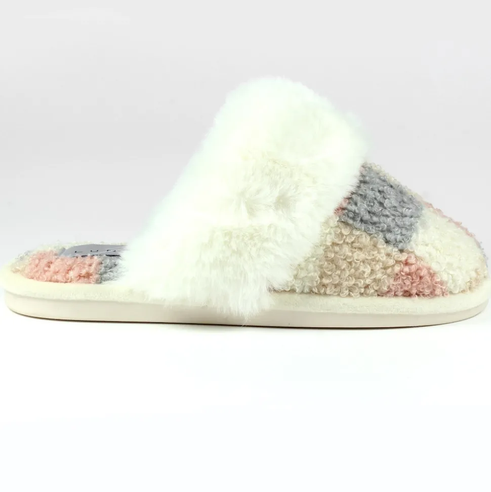 Lunar Shoes Hausschuhe In Geschenkbox | Hausschuh*Rosa Pantoletten „Kayden“